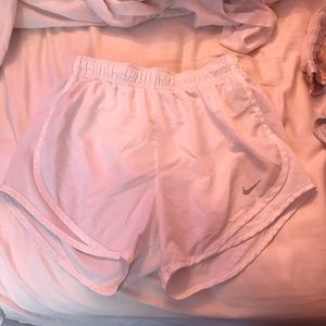 White nike athletic shorts!